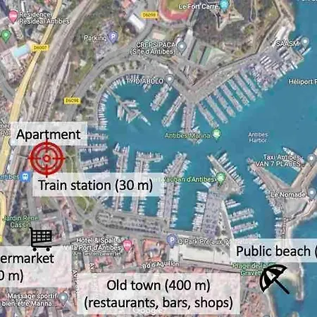 With Port View Terrace With Ac Apartman