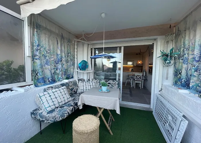 With Port View Terrace With Ac Antibes